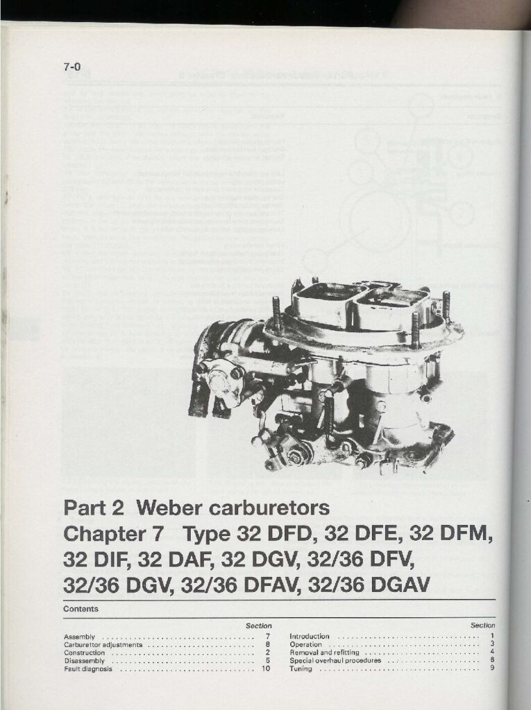 thumbnail of Weber 32-36 manual