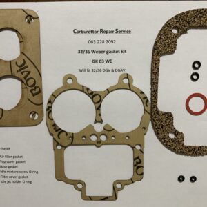 32 36 Weber Gasket Kit (GK 03 WE)