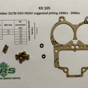 Kit 105 Weber 32/36 DGV DGAV 1400cc - 2000cc