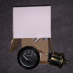 Oil Pressure Gauge with sensor 12V 52mm (Black)