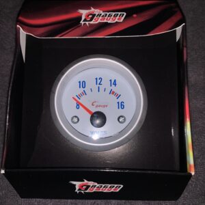 Volt Gauge 12V 52mm (Silver)
